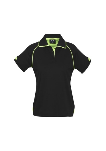 Picture of Biz Collection Ladies Fusion Polo Shirt Bizcool Cotton Back polyester